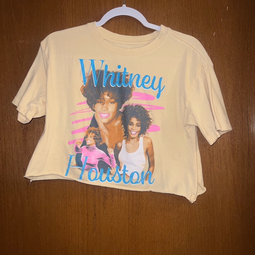 Whitney Houston Crop Top